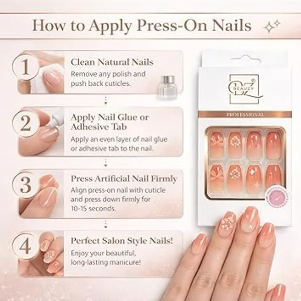 Orange_And_Pink_Professional_Press_On_Artificial_Nail_Set_With_Decorative_For_Women