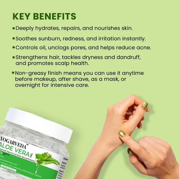 Yogarveda_Aloe_Vera_Gel_(200G)_And_Vitamin_C_Face_Serum_(30Ml)_Combo_(Pack_Of_2_30_Ml_200_G)