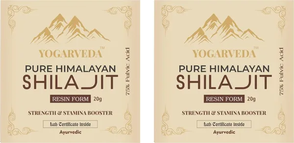 Yogarveda_Pure_Himalayan_Shilajit_Resin_â2_X_20G_100%_Ayurvedic_Energy_And_Immunity_Booster_(Pack_Of_2_20_G)
