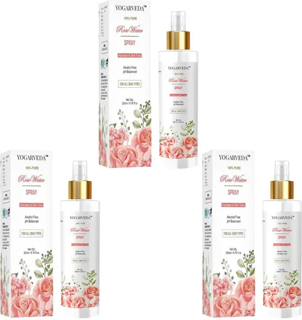 Yogarveda_100%_Pure_Rose_Water_200Ml_Spray_Suitable_For_All_Skin_Types_â_Men_And_Women_(600_Ml)