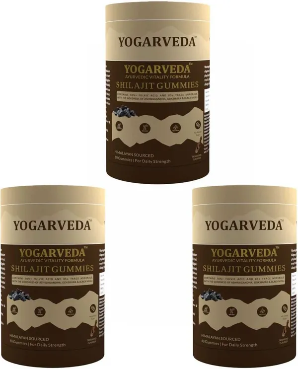 Yogarveda_Ayurvedic_Shilajit_Gummies_70%_Fulvic_Acid_Himalayan_Sourced_(Pack_Of_3_60_Tablets)