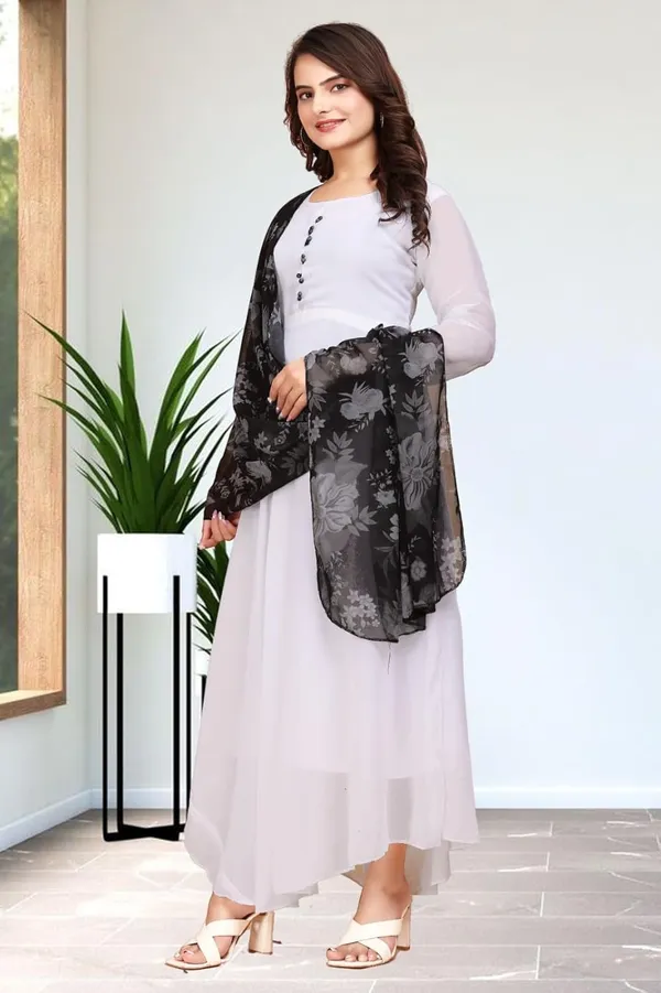 Black_Georgette_Moghul_Gown_&_Dupatta_For_Women