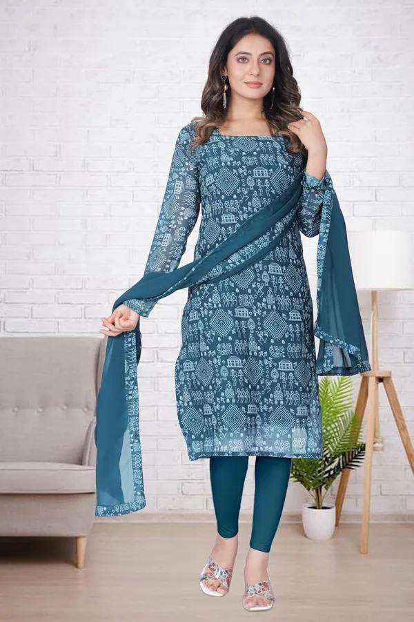 Rama_Cotton_Kurti_&_Dupatta_Set_For_Women