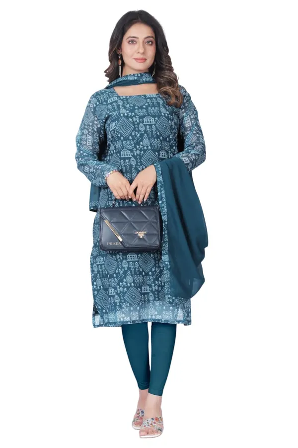 Rama_Cotton_Kurti_&_Dupatta_Set_For_Women