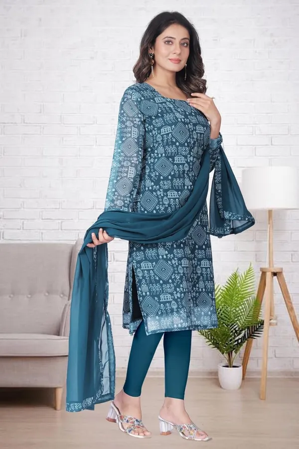 Rama_Cotton_Kurti_&_Dupatta_Set_For_Women