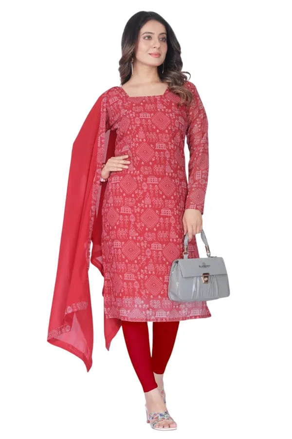 Red_Cotton_Gown_Dress_For_Women