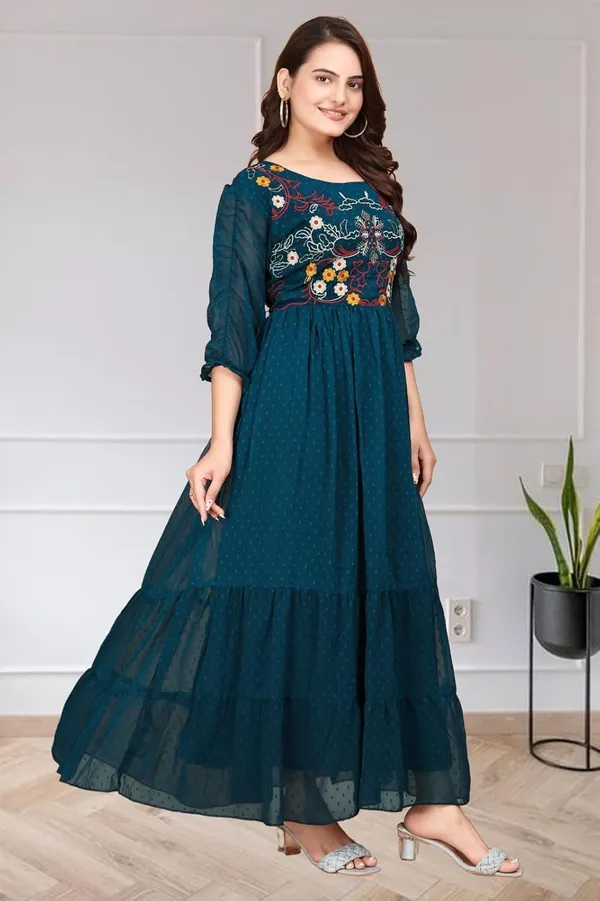 Rama_Georgette_Gown_Set_For_Women