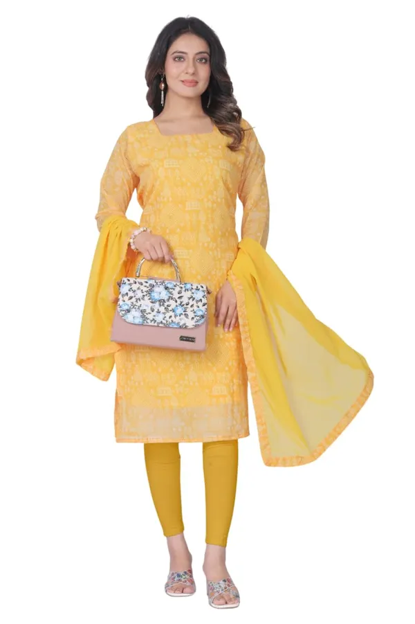 Yellow_Cotton_Gown_Dress_For_Women