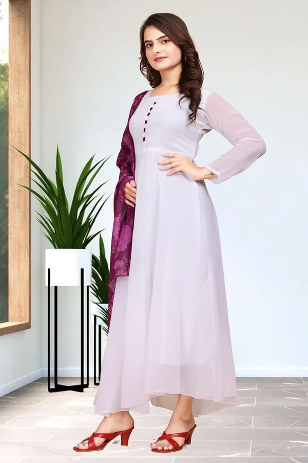 Wine_Georgette_Gown_Dress_For_Women