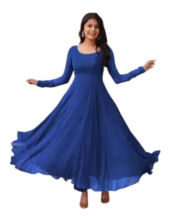 Blue_Georgette_Gown_Dress_For_Women