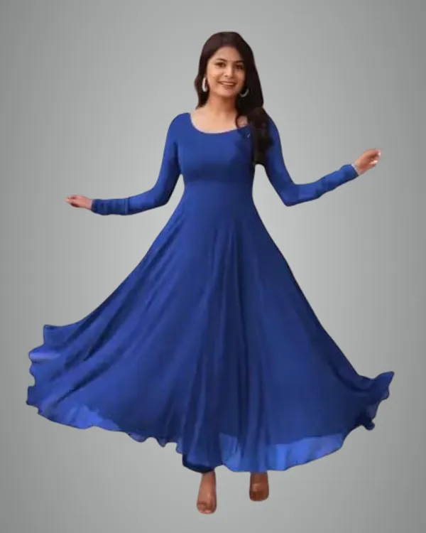 Blue_Georgette_Gown_Dress_For_Women