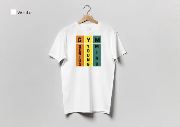 Gym_Genius_Young_Mind_Motivational_White_T-Shirt_And_Savage_Tiger_Graphic_White_T-Shirt_Pack_Of_2