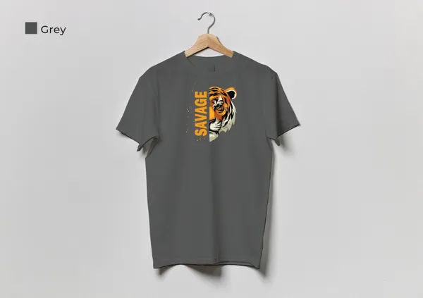 Grey_Savage_Tiger_Graphic_Print_T-Shirt