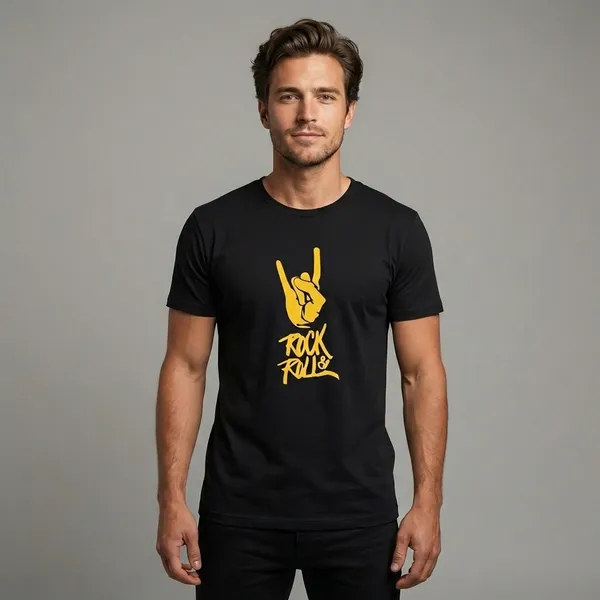 Legacy_Printed_White_T-Shirt_And_Rock_And_Roll_Black_Graphic_T-Shirt_Pack_Of_2