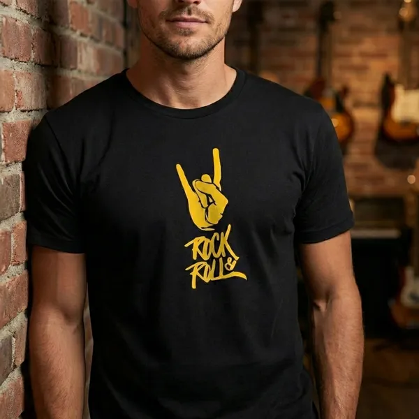 Legacy_Printed_White_T-Shirt_And_Rock_And_Roll_Black_Graphic_T-Shirt_Pack_Of_2