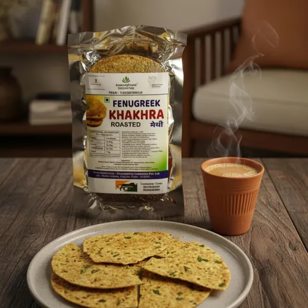 Fenugreek_Methi_Khakhra_Roasted_Indian_Snack_Crispy_Crunchy_Khakhra_With_Methi_Flavour_High_Fiber_Traditional_Snack_Tea_Time_Healthy_Snack_Pack_Of_2