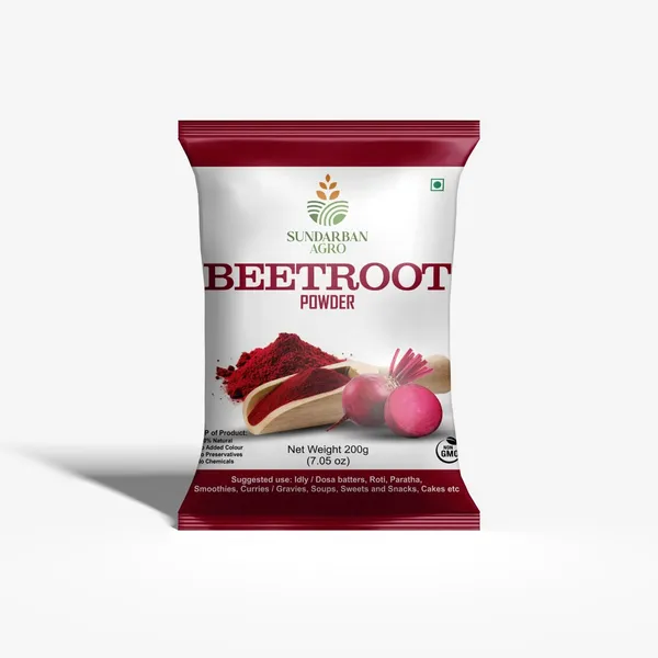 Sundarban_Agro_Beetroot_Powder_200g_100_Natural_Non_Gmo_No_Added_Colour_No_Preservatives_For_Smoothies_Roti_Dosa_Cooking