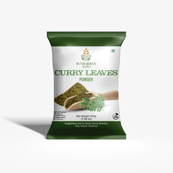 Sundarban_Agro_Curry_Leaves_Powder_200g_100_Natural_Non_Gmo_No_Added_Colour_No_Preservatives_For_Dal_Curry_Gravies_Chutney