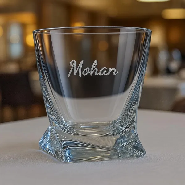 Personalized_Whiskey_Glass_310_Ml_With_Custom_Engraving_Twisted_Base_Design