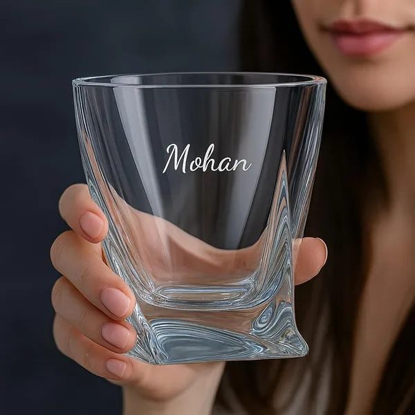 Personalized_Whiskey_Glass_310_Ml_With_Custom_Engraving_Twisted_Base_Design
