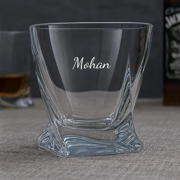 Personalized_Whiskey_Glass_310_Ml_With_Custom_Engraving_Twisted_Base_Design