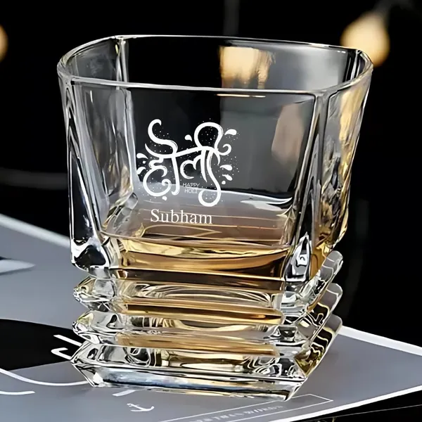 Personalized_Crystal_Cut_Whiskey_Glass_310_Ml_With_Holi_Festival_Design_Custom_Engraved_Name