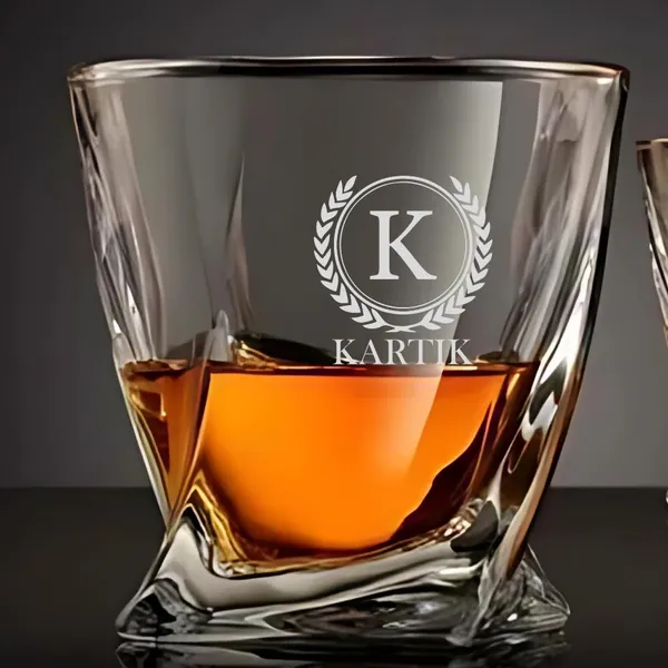 Personalized_Whiskey_Glass_With_Monogram_310_Ml_Crystal_Twisted_Design