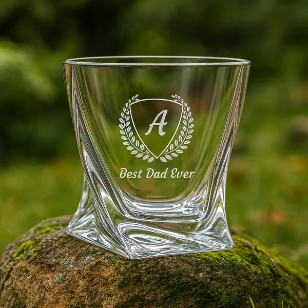Personalized_Whiskey_Glass_With_Monogram_310_Ml_Best_Dad_Ever_Engraving_Twisted_Crystal_Design