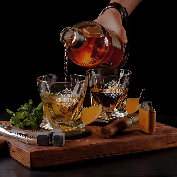 Cheers_To_The_Holidays_Personalized_Engraved_Whiskey_Glass_For_Christmas_Parties