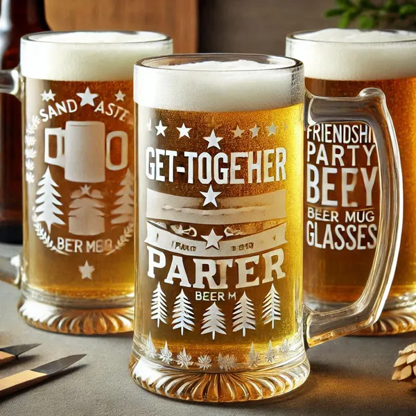 Deep_Engraved_Get_Together_Party_Beer_Mug_Glasses