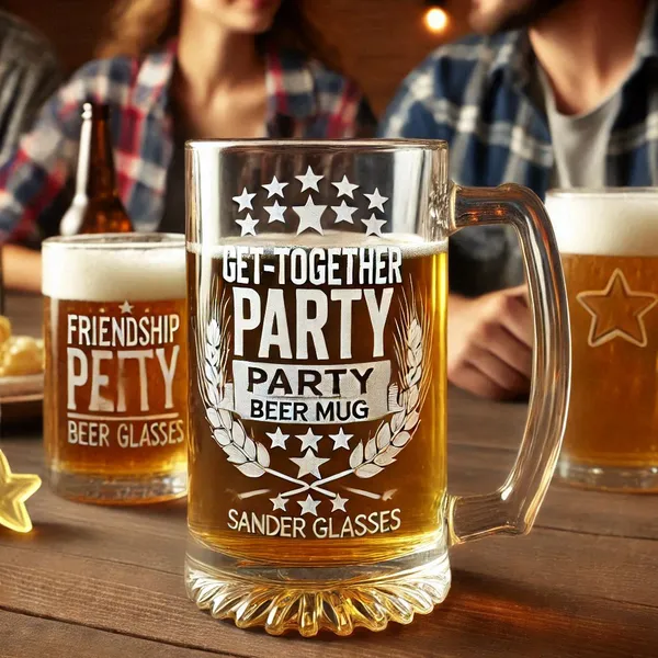 Deep_Engraved_Get_Together_Party_Beer_Mug_Glasses