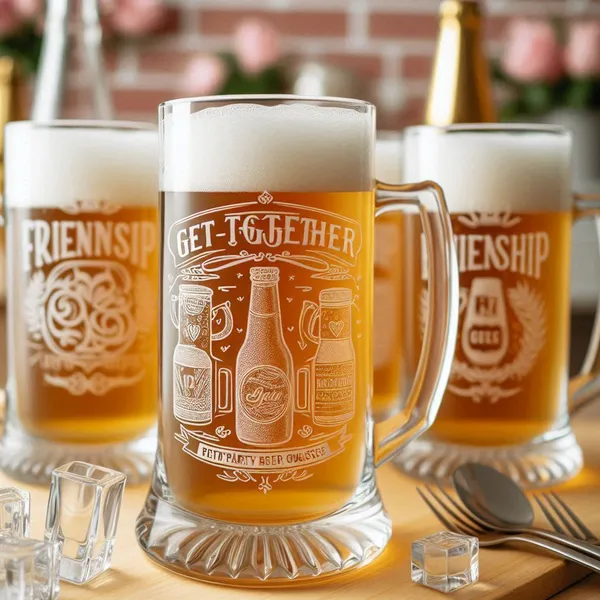 Deep_Engraved_Get_Together_Party_Beer_Mug_Glasses