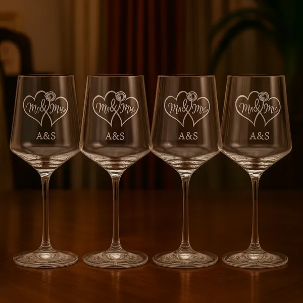 Mr_Mrs_Wine_Glasses_Wedding_Gift_Crystal_Clear_With_Heart_Design
