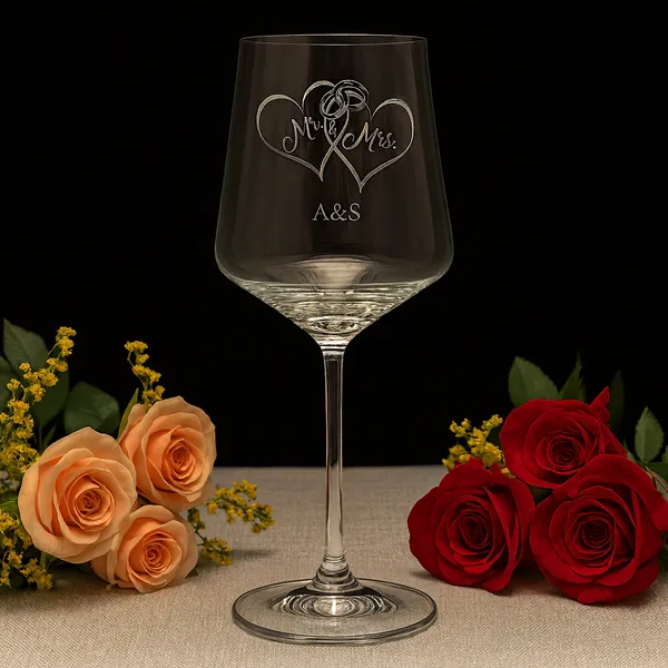 Mr_Mrs_Wine_Glasses_Wedding_Gift_Crystal_Clear_With_Heart_Design