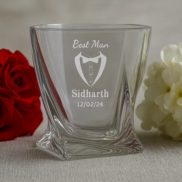 Personalized_Best_Man_Whiskey_Glass_Crystal_Twisted_Design_Custom_Engraved_With_Name_And_Date