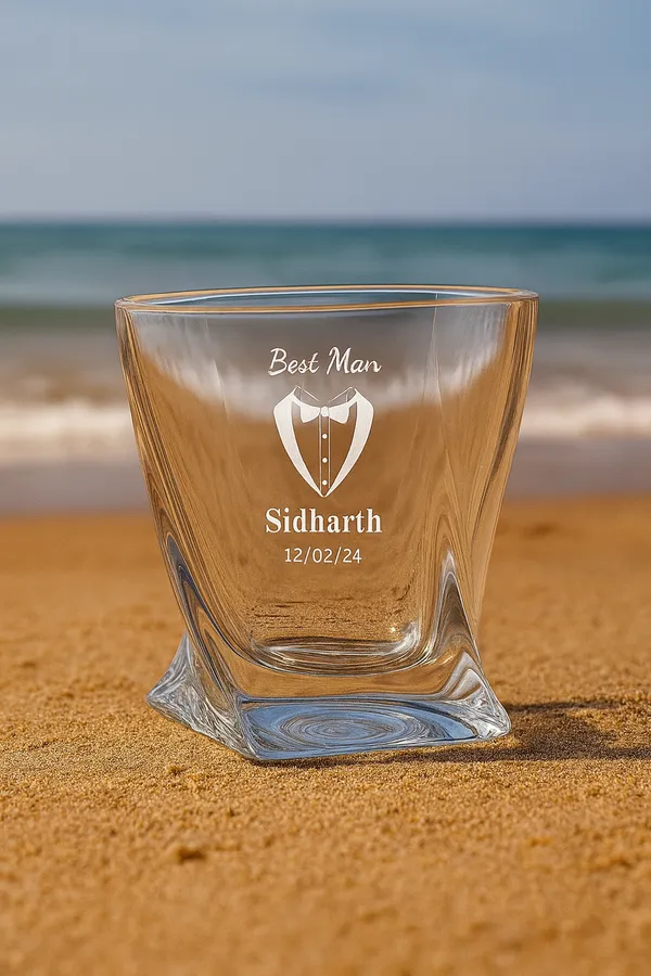 Personalized_Best_Man_Whiskey_Glass_Crystal_Twisted_Design_Custom_Engraved_With_Name_And_Date