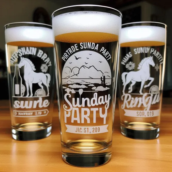 Personalized_Deep_Engraved_Sunday_Party_Beer_Glasses_Set_Of_2