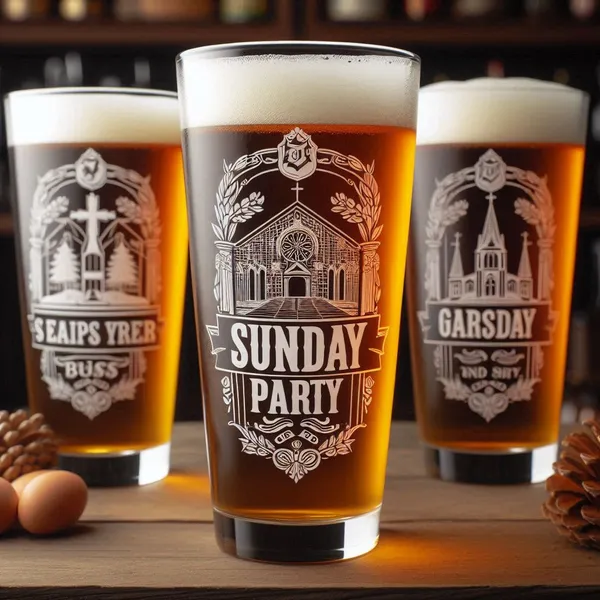 Personalized_Deep_Engraved_Sunday_Party_Beer_Glasses_Set_Of_2