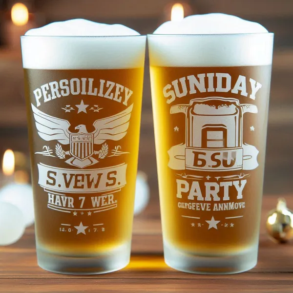 Personalized_Deep_Engraved_Sunday_Party_Beer_Glasses_Set_Of_2