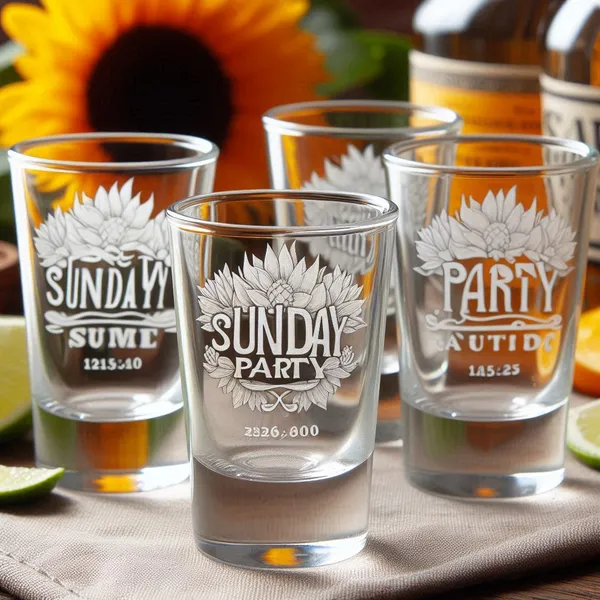 Personalized_Deep_Engraved_Sunday_Party_Tequila_Shot_Glasses_Set_Of_2