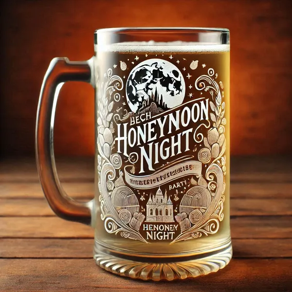 Personalized_Honeymoon_Night_Beer_Mug_Glasses_With_Deep_Engraving
