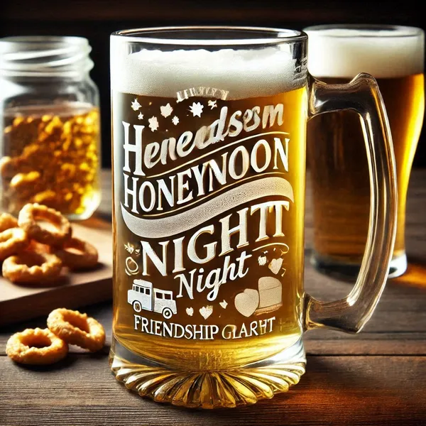 Personalized_Honeymoon_Night_Beer_Mug_Glasses_With_Deep_Engraving