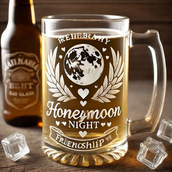 Personalized_Honeymoon_Night_Beer_Mug_Glasses_With_Deep_Engraving