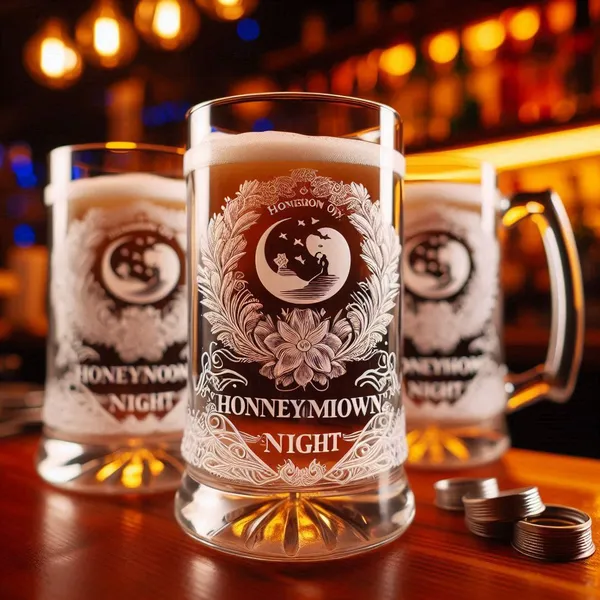 Personalized_Honeymoon_Night_Beer_Mug_Glasses_With_Deep_Engraving