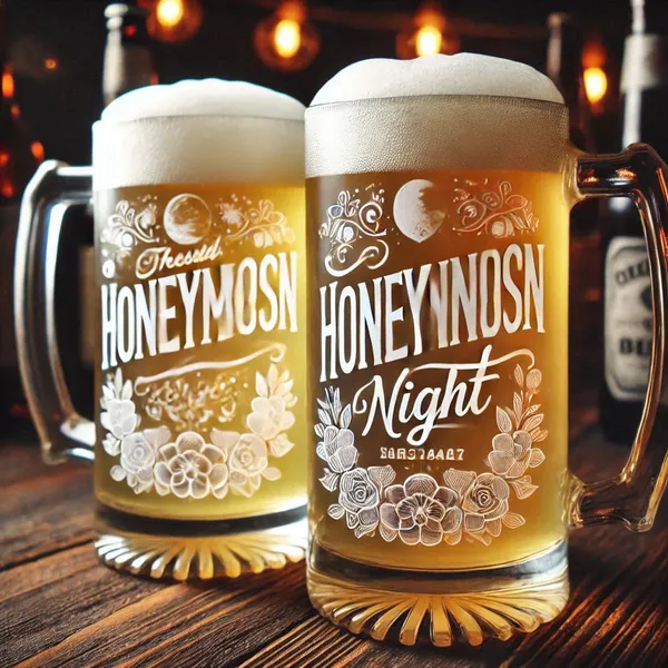 Personalized_Honeymoon_Night_Beer_Mug_Glasses_With_Deep_Engraving