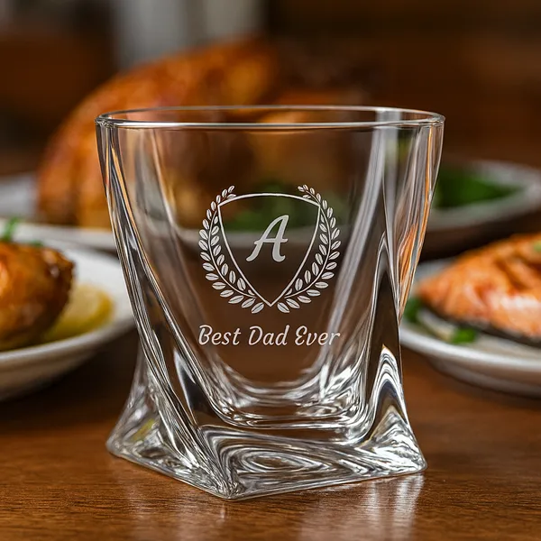 Personalized_Whiskey_Glass_With_Monogram_Best_Dad_Ever_Engraving_Twisted_Crystal_Design
