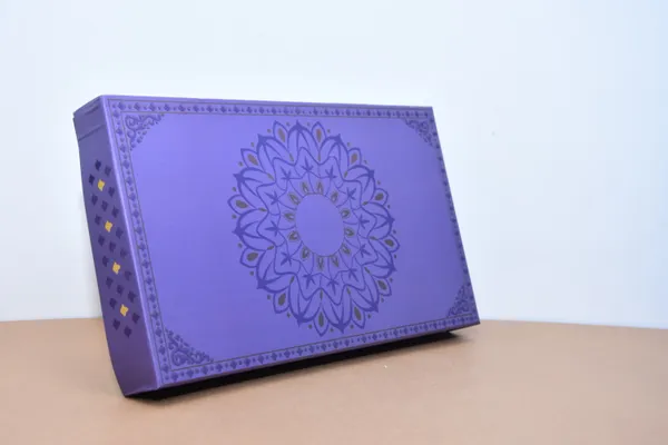 Purple_Embossed_Decorative_Storage_Box_With_Mandala_Design_500_Gm_Box