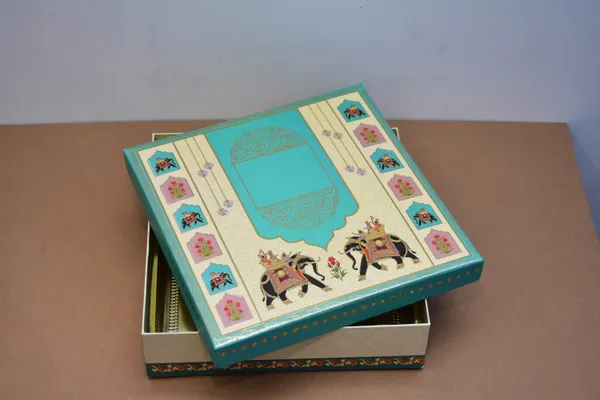 Turquoise_And_Gold_Decorative_Elephant_Design_Gift_Box_Set_With_4_Compartments