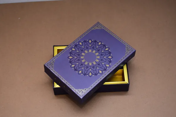 Purple_Embossed_Decorative_Storage_Box_With_Mandala_Design_500_Gm_Box