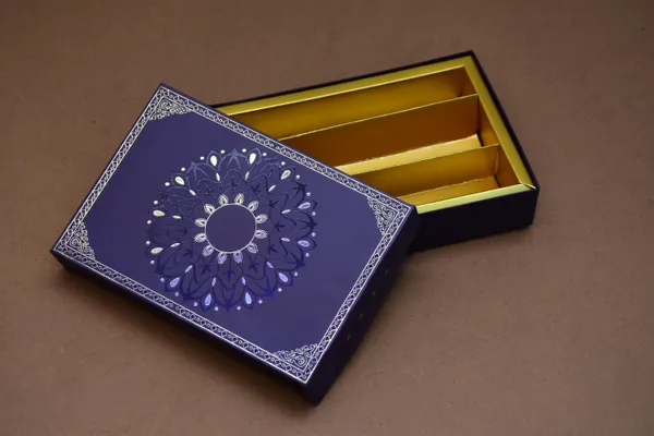 Multicolour_Decorative_Purple_Storage_Box_With_Mandala_Design_And_Golden_Interior_500Gm